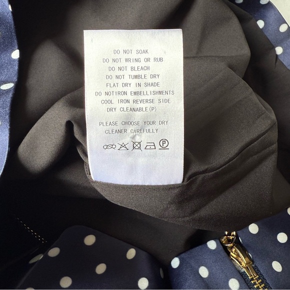 Bronx & Banco MonicaBlue Sheath Dress w/ Bishop Sleeves Size Small - Picture 6 of 6